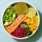 Salmon And Mango Salad Bowl