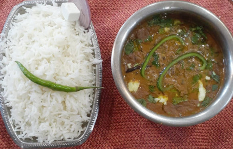 Dal Makhani With Steamed Basmati Rice