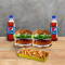 2 Crispy Veg Burger 1 Cheese Chipotle Fries 2 Pepsi [250Ml]