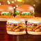 2 Spicy Aloo Crunch Burger 2 Paneer Delight Burger