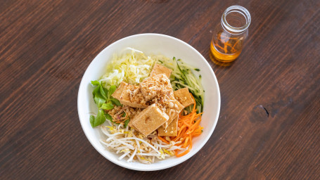 Salt And Pepper Tofu Bun (Vermicelli Salad