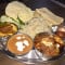 Special Thali (Mix Veg Dal Kadai Paneer Rice 2 Naan/4 Tawa Roti Salad Chatni)