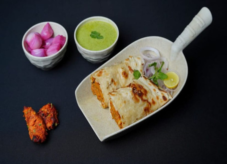 Mutton Tikka Sharabian Da Parantha Roll