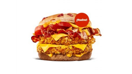 Duo Bacon Cheddar Doble Crispy Chicken Reg;