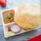 Chole Bhature Ginger Topping