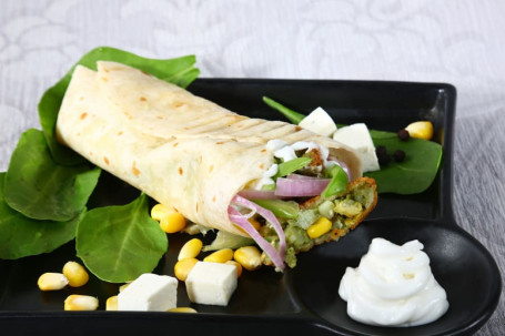 Makka Palak Wraps