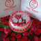 Love You Proposal Cake