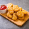 Nuggets Con Ketchup Y Patatas Fritas