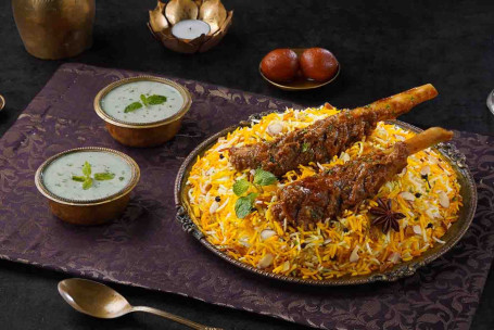 Bemisaal Nalli Gosht Biryani (Lamb Shank Biryani- Serves 2) [1 Kg]