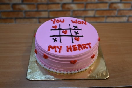 You Won My Heart Strawberry Cake