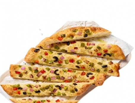 Cheese Onion Capsicum Garlic Bread