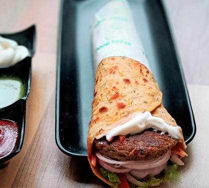 Veg Shami Kabab Roll [10 Inches]