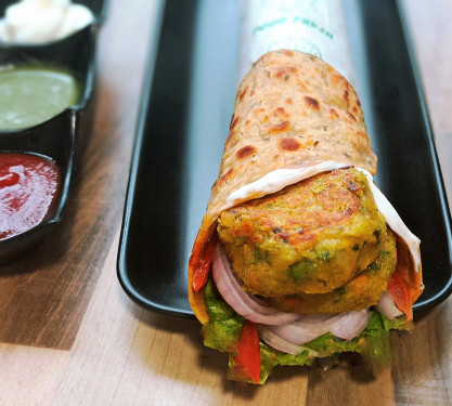 Veg Cutlets Roll [10 Inch]