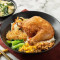 炸雞腿飯 Rice with Deep-Fried Chicken Drumstick