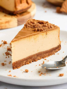 Lotus Biscoff Baked Cheesecake Slice