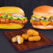 Combo Of Smoky Chipotle Chicken Burger And New Mexican Corn N Cheese Burger With Free Nuggets