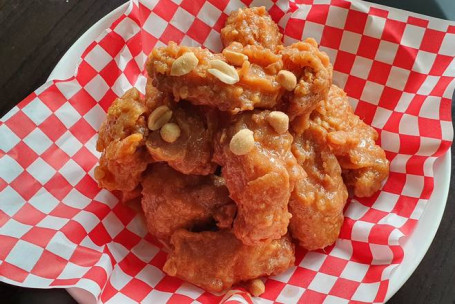 [NEW] Korean Style Caramelised Peanut Butter Crispy Chicken Wings 땅콩치킨윙