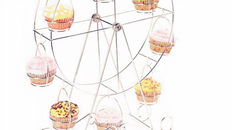 Evolving Ferris Wheel Metal Cupcake Holder