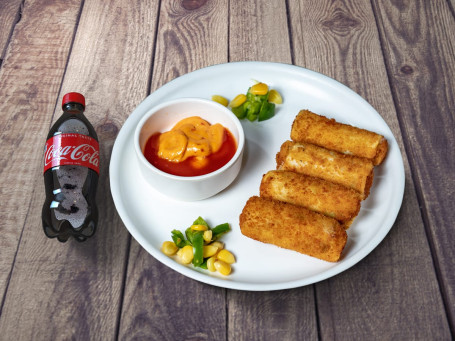 Cheese Corn Roll Coke 300 Ml Pet Bottle