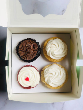 Box Of 4 Tiny Cupcakes