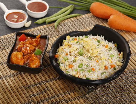 Combo 10 (Egg Fried Rice With Chilli Chicken)