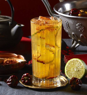 Là Là Níng Méng Lǜ Spicy Lemon Green Tea