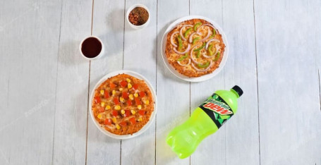 Set Of 2 Pizza Soft Drink 750 Ml Combo