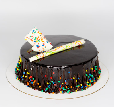 Rainbow Chocolate Cake (500 Gms) (Eggless)