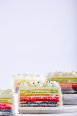 Rainbow Vanilla Pastry