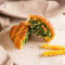 Grilled Croissant Sandwich With Spinach Corn Filling