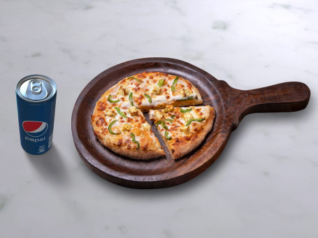 7 Spicy Paneer Pizza Pepsi Pet 250 Ml