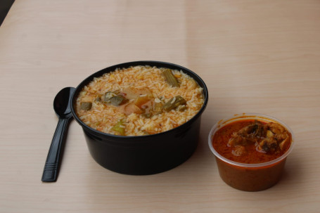 Sambar Rice Chicken Curry