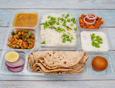 Double Diamond Thali