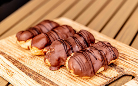 Chocolate And Cream Eclair