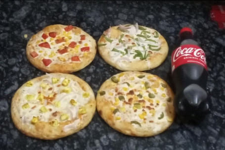 Veg Double Pizza [7 Inch] With Coidrink[600Ml]