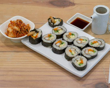 Kimbap De Camarones