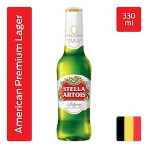 Stella Artois Cerveza Pura De Malta Cuello Largo 330Ml