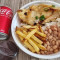 Combo filé de frango coca mini sobremesa