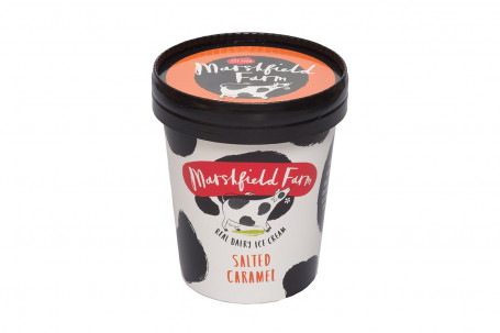 Salted Carmel Marshfields Local Farm Grown Ice Cream