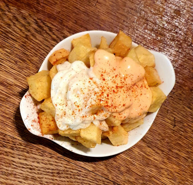 Patatas Bravas With Aioli Sauce