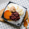 bù dīng xìng rén zōng hé liàn rǔ bīng Pudding and Assorted Almond Shaved Ice with Condensed Milk