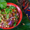 Crispy Rice Thai Fermented Pork Sausage Salad