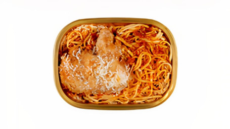 Pollo Parmesano Con/ Linguine