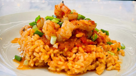 Arroz De Harissa Picante Con Camarones Silvestres Argentinos