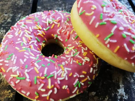 Strawberry Sprinkle Doughnut