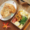 jī pái fàn biàn dāng Chicken Chop Rice Bento