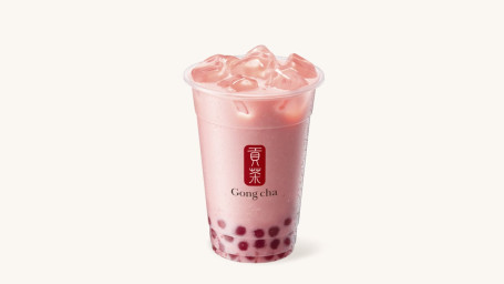 Strawberry Kanten Jelly Milk Tea