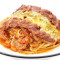 Qǐ Shì Jiān Jiǎ Niú Ròu Jiàng Biǎn Miàn Chuck Linguine With Cheese And Meat Sauce