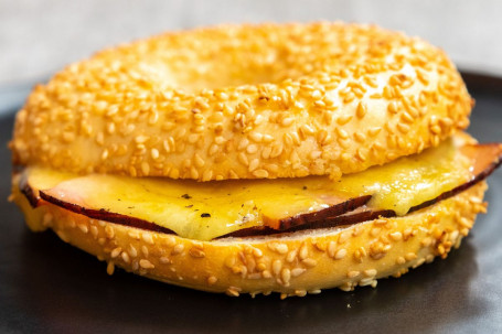 Ham Cheese Toasted Bagel
