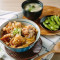 táng yáng qīn zi jǐng Fried Chicken with Scrambled Egg Donburi